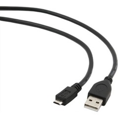 Gembird CCP-MUSB2-AMBM-6 USB Cable 18m Black - Durable, High-Speed Connectivity, Perfect for All Your Devices!